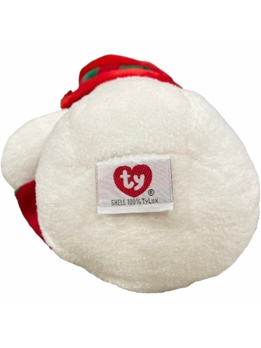 Ty Pluffies Ms Snow Snowman Plush Christmas Scarf White Soft Toy 2006 Retired - Picture 6 of 9